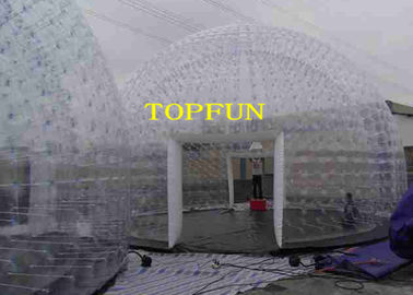 8m Diameter Inflatable Party Tent Clear Dome Tent Noncontinuous Type