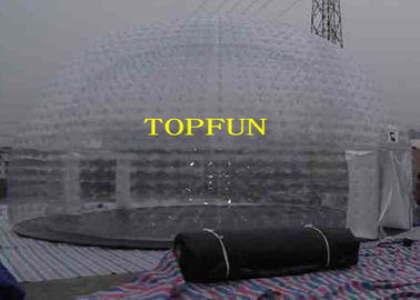 8m Diameter Inflatable Party Tent Clear Dome Tent Noncontinuous Type