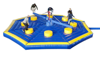 Commercial Inflatable Wipeout Game For Jumping CE EN14960 Approved