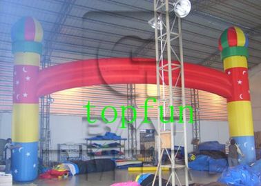 0.55 mm PVC Tarpaulin Inflatable Advertising Balloon Arch Custom Made