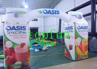 Inflatable Advertising Arch Sewn Struction , Inflatable Arches Double / Quadruple Stitching