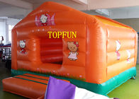 Double Sewing PVC Tarpaulin Inflatable Jumping Castle Hello Kitty Bounce House