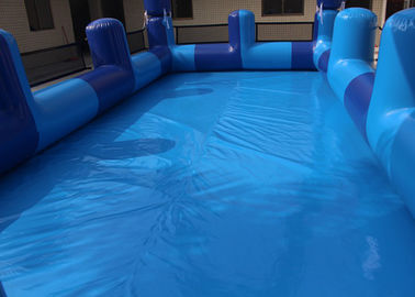 Blue PVC Kids Swimming Pools , Heat sealed Inflatable Swimming Pools 0.9 mm