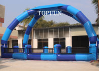 Blue PVC Kids Swimming Pools , Heat sealed Inflatable Swimming Pools 0.9 mm