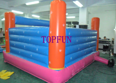 Custom 4 x 4 m Hand Printing Inflatable Bounce House Kids Jumping Castle