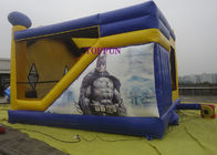 Digital Printing Batman Inflatable Jumping Castle With Roof PVC Tarpaulin