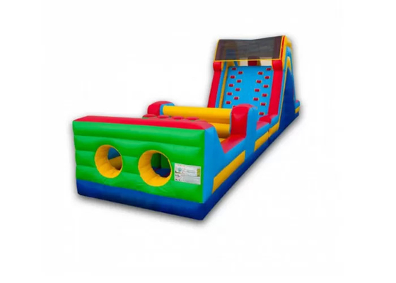 Long Inflatable Sports Games Indoor Playground Obstacle Course