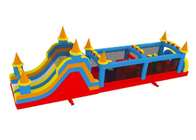 Funny Colorful Inflatable Sports Games Obstacle Course For Kids