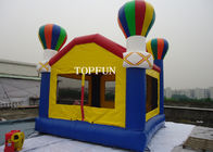 PVC Tarpaulin Kids Inflatable Bouncy Castle With Balloons 4 x 4 m Custom