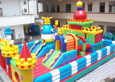 Disney Theme Inflatable Party With Climbing Rock Water Proof