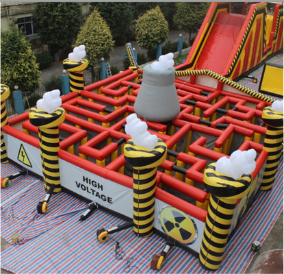 Customized Inflatable Sports Games Outdoor Inflatable Haunted House Maze