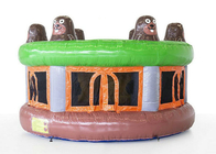 Inflatable Sports Games / Whack A Mole Game With Hammer For Kids
