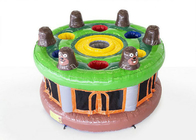 Inflatable Sports Games / Whack A Mole Game With Hammer For Kids