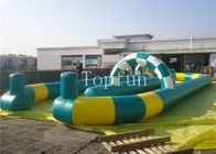 55ft * 20ft Inflatable Zorb Ball Tunnel / Customize PVC Tarpaulintunnel Track
