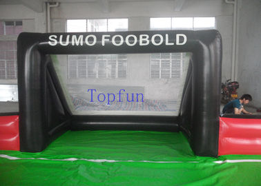 Outdoor Inflatable Soap Football Field /  Football Court With PVC Tarpaulin