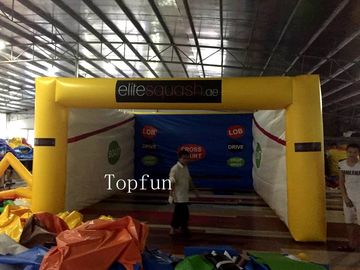 Customize Inflatable Squash Court Sport Game With Plato PVC Tarpaulin