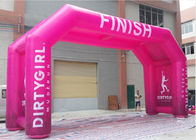 PVC Tarpaulin Inflatable Finish Arch With Fully Printing Activity / Sports Use