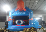Custom 4 X 4 M Fish Shape Happy Hop Inflatable Jumping Castle For Kids