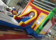 7 X 4M Amusement Park Kids Jumping Castle Inflatable With Pool Slide