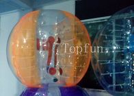 EN14960 Colorful Inflatable Soccer Bubble With Best Plato , 1.0mm PVC