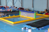 Water Inflatable Volleyball Courts Yellow Adults Kids Family Neighborhood Entertainment Interactive Games