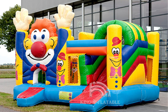 Clown Bouncy Castle Rentals Bouncer Multiplay Child Party Inflatable House With Slide