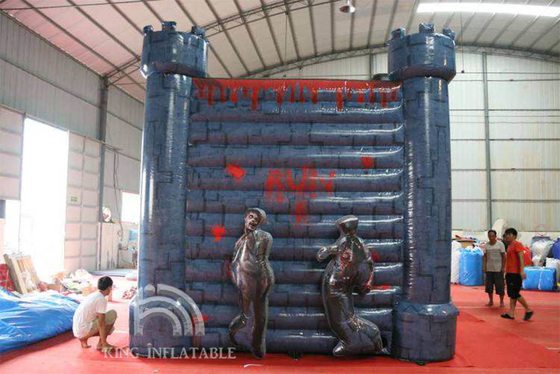 Airblown Inflatable Haunted House Maze Zombie Castle Commercial Home Rental Halloween Party Decorations