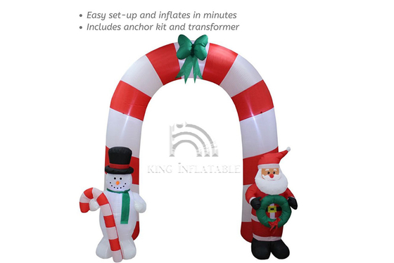 Inflatable Arches Santa Claus Snowman Outdoor Inflatable Advertising Christmas Decorations