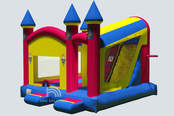 Inflatable Bouncer Castle Combo Commercial Kids  Jumping Castle Bouncy House For Party