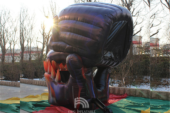 Giant Inflatable Skull Entrance Halloween Decoration Inflatable Devil Skeleton Skull Head For Club Party