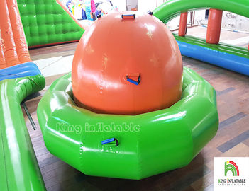 Customized Inflatable Water Parks 0.9mm Safety Environmental Protection