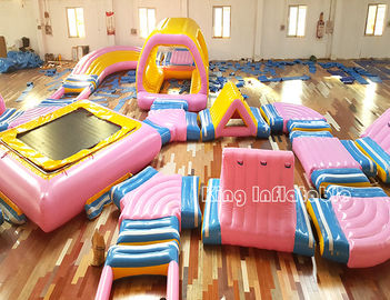 Exclusive Beach Inflatable Water Parks Lake Floating Water Games For Kids