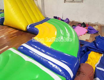 Great Fun Inflatable Water Park For Open Water Plato 0.9mm PVC Tarpaulin