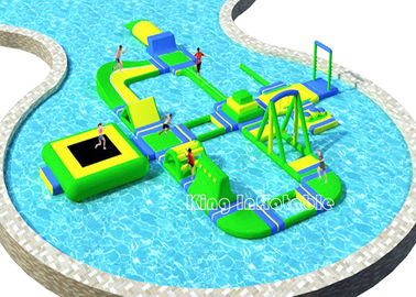 Durable Customized Inflatable Water Parks / Colorful Amusement Water Park