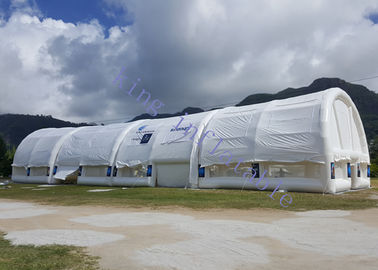 40 X 10 X 6 M PVC White Inflatable Event Tent With Strong Wind Resistance