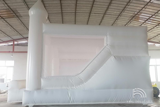 White Inflatable Bouncer Adult Wedding Party Bouncing Castle Kids Bounce Jump House Combo With Slide