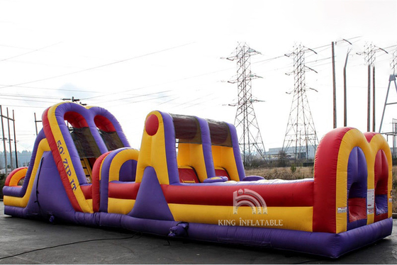 Inflatable Obstacle Course Rental Blow Up Bounce House Wipeout Races For Adults Kids