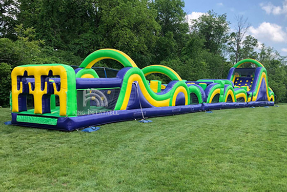 Commercial Outdoor Inflatable Obstacle Courses Challenge Inflatable Party Games For Adults