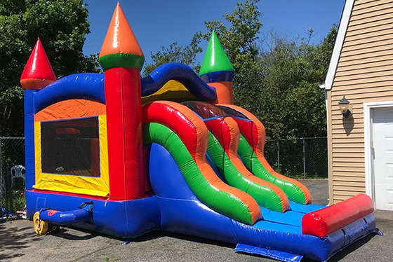 PVC Inflatable Bouncy House Kids Outdoor Commercial Rental Bounce Jumping Castle Combo