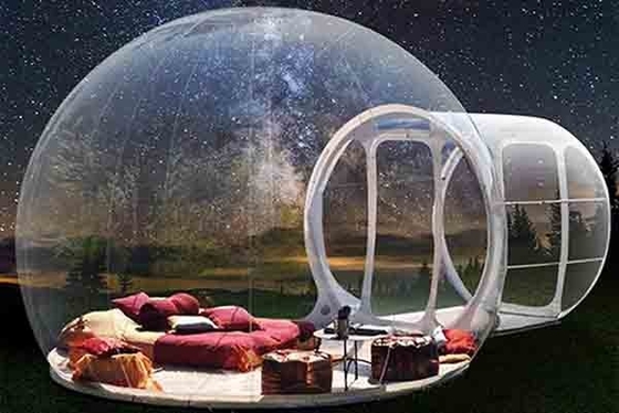 Inflatable Glamping Dome Bubble Tent Outdoor Transparent Hotels House For Hire