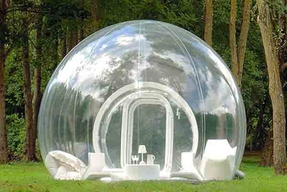 Inflatable Glamping Dome Bubble Tent Outdoor Transparent Hotels House For Hire