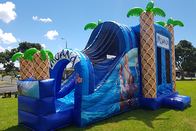 Inflatable Bouncy Castle Outdoor Adult Kids Jump Bounce House With Slide For Rentals