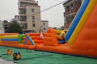 Largest Kids Inflatable Obstacle Courses Land Sport Game Giant Assault Course