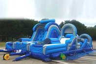 Inflatable Obstacles Courses Extreme Rush Super Obstacle Course With Climb Slide