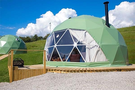 Outdoor Glamping Eco Hotel Transparent Waterproof Dome House Desert Geodesic Tent