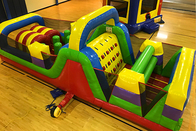 Commercial Giant  Inflatable Obstacle Courses Bouncer Races Sport Game Sales