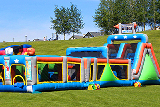 Fun Obstacle Course Inflatable Rentals Inflatable Wipeout Course For Adults