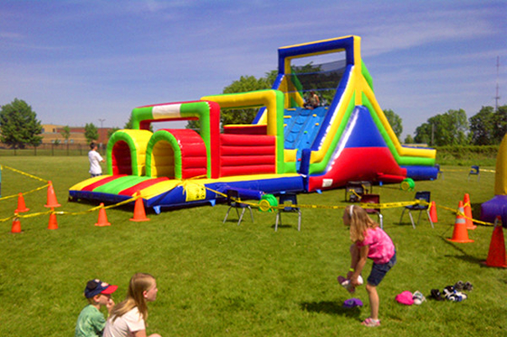 Fun Obstacle Course Inflatable Rentals Inflatable Wipeout Course For Adults