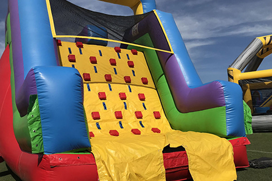 Large 40 Ft Outdoor Inflatable Obstacle Courses 5k Adults Kids Obstacle Course For Rent