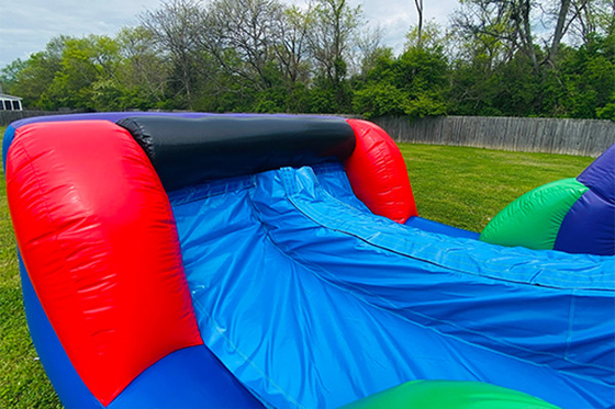 Large 40 Ft Outdoor Inflatable Obstacle Courses 5k Adults Kids Obstacle Course For Rent